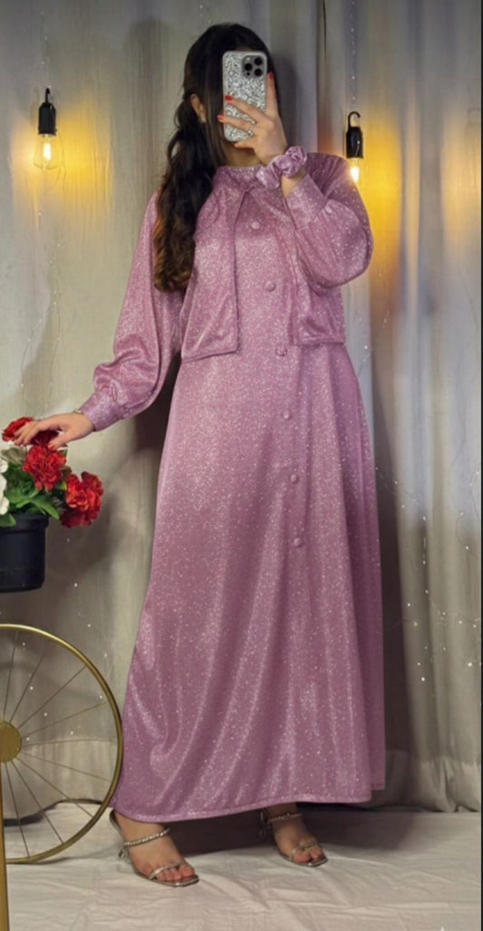 Pink Moonlight Maxi with Jacket