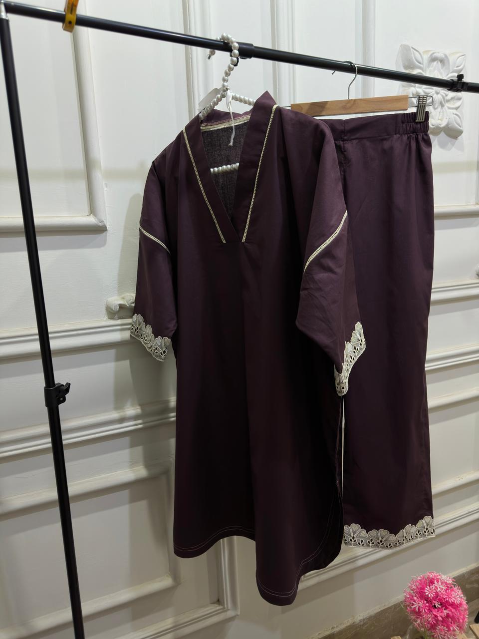 Dark Purple Co-ord Set