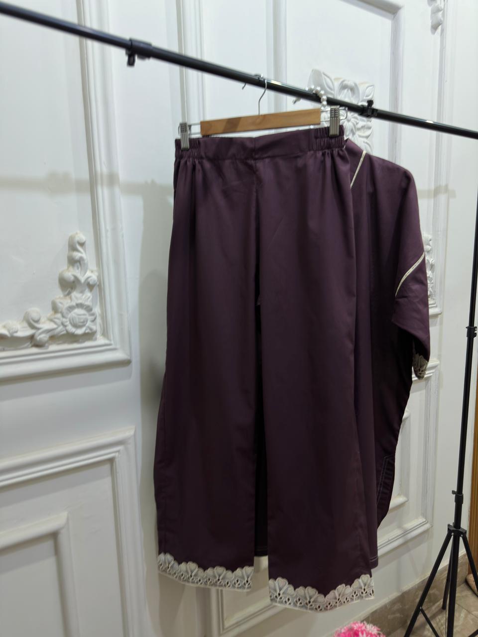 Dark Purple Co-ord Set