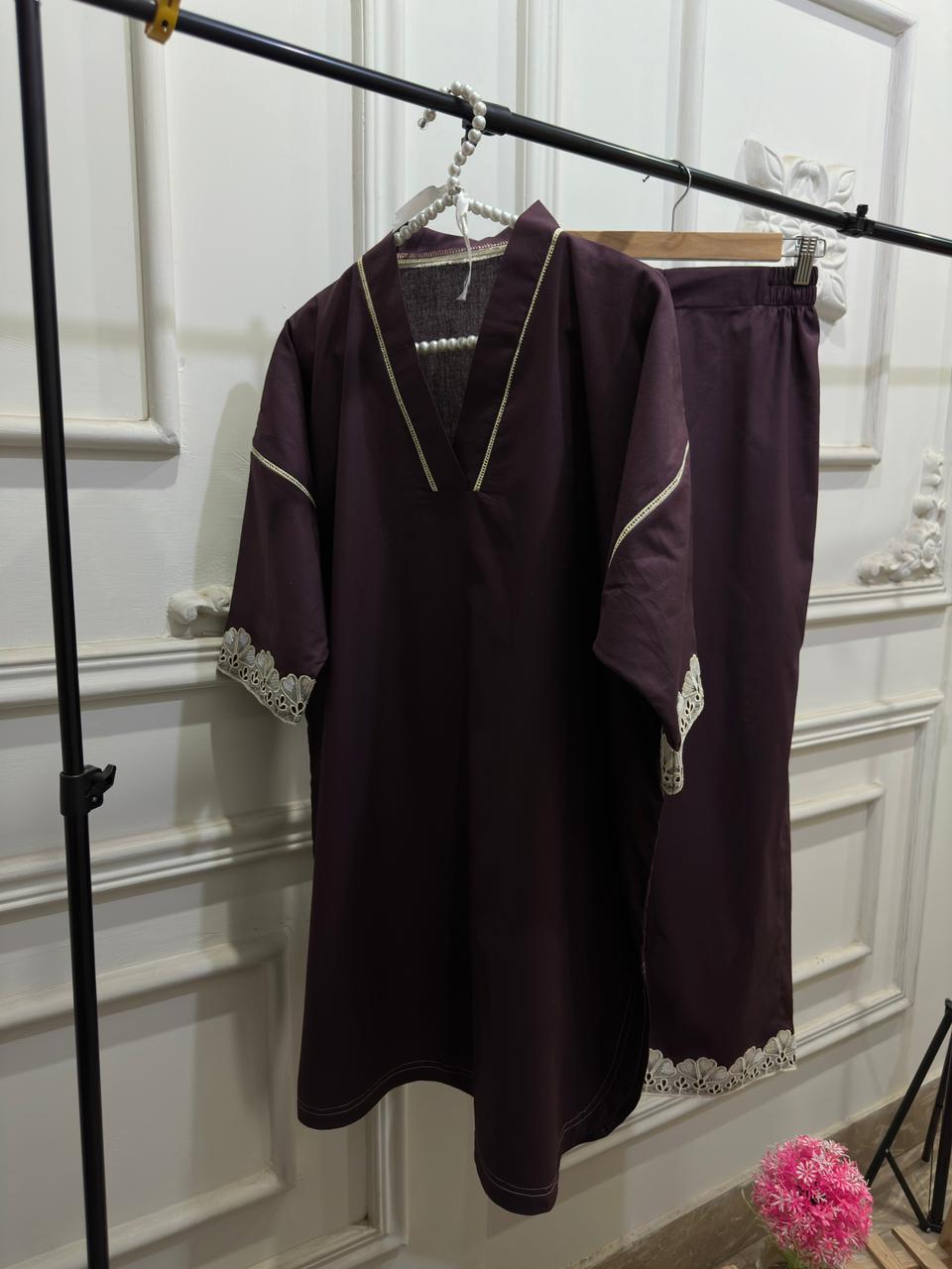 Dark Purple Co-ord Set