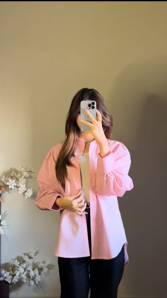 Baby Pink Button Down Shirt
