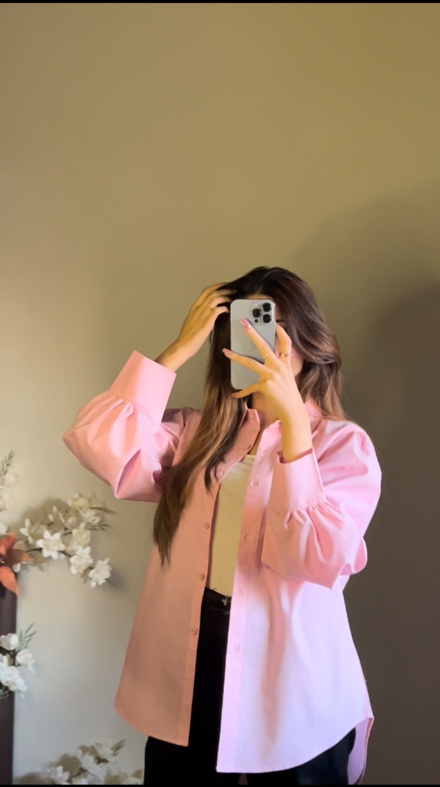 Baby Pink Button Down Shirt