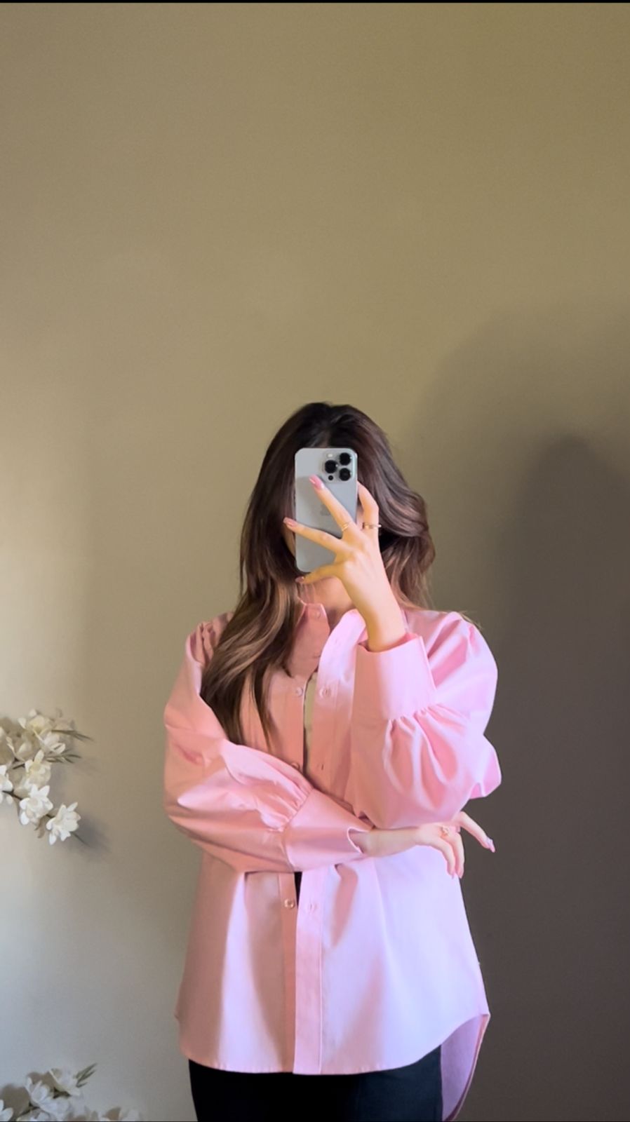 Baby Pink Button Down Shirt