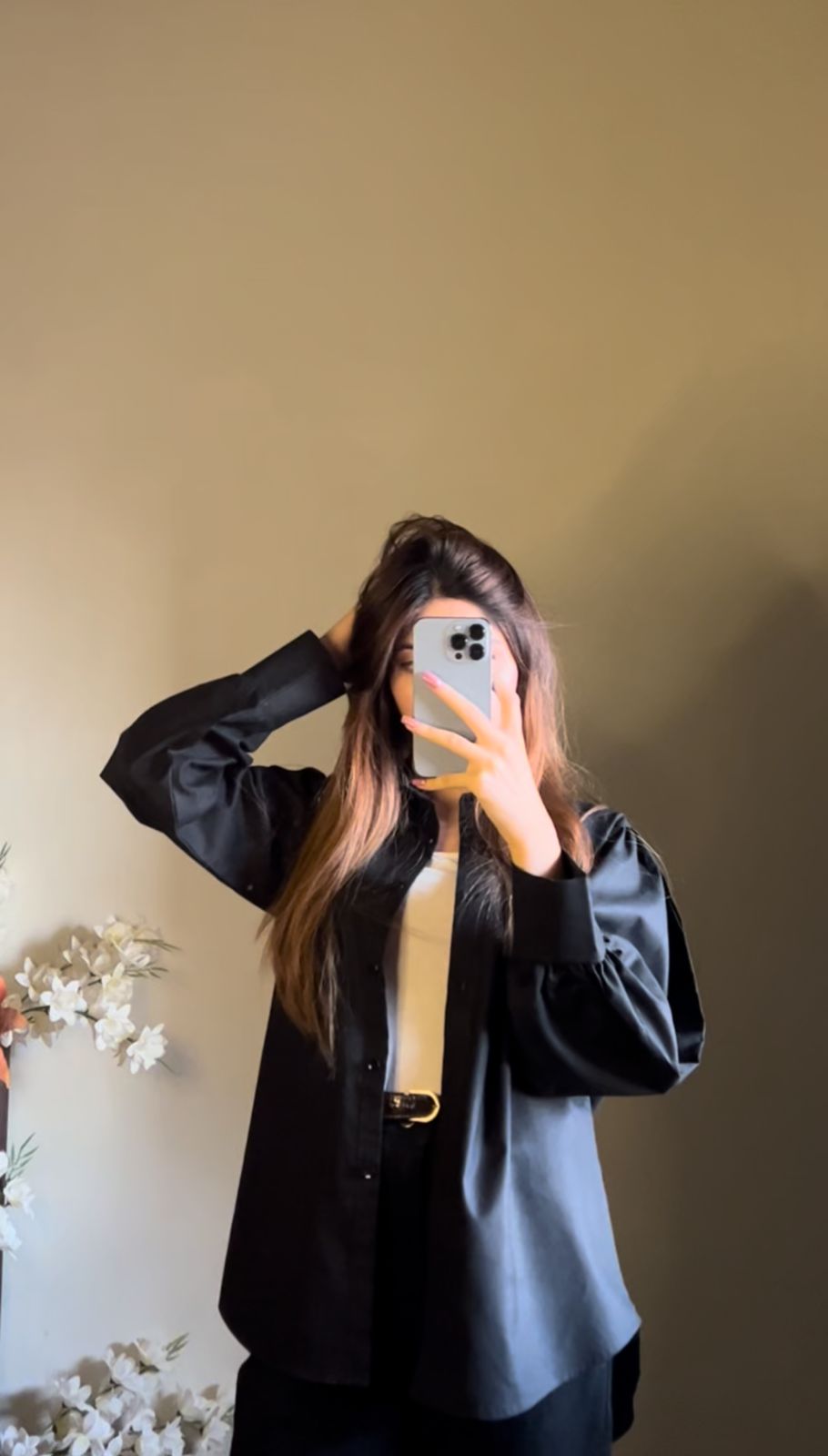 Black Button Down Shirt