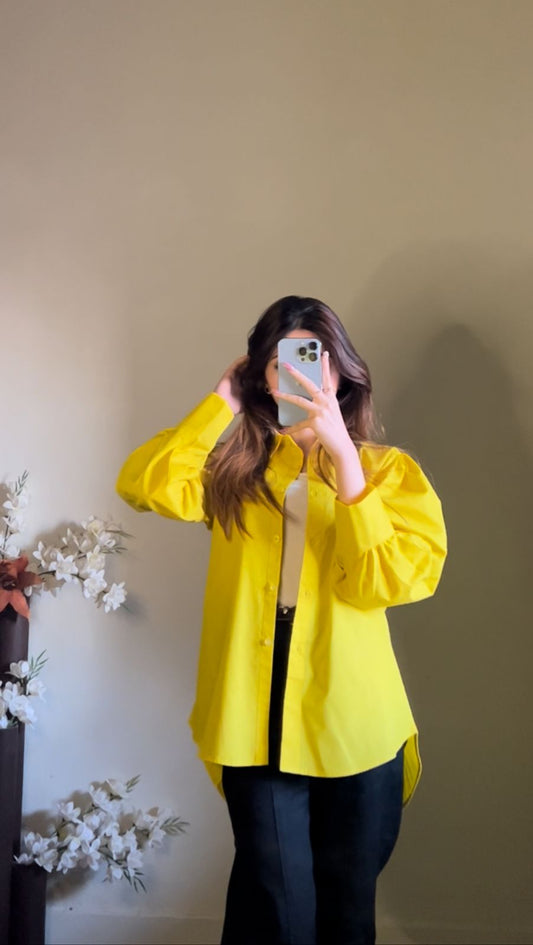 Yellow Button Down Shirt