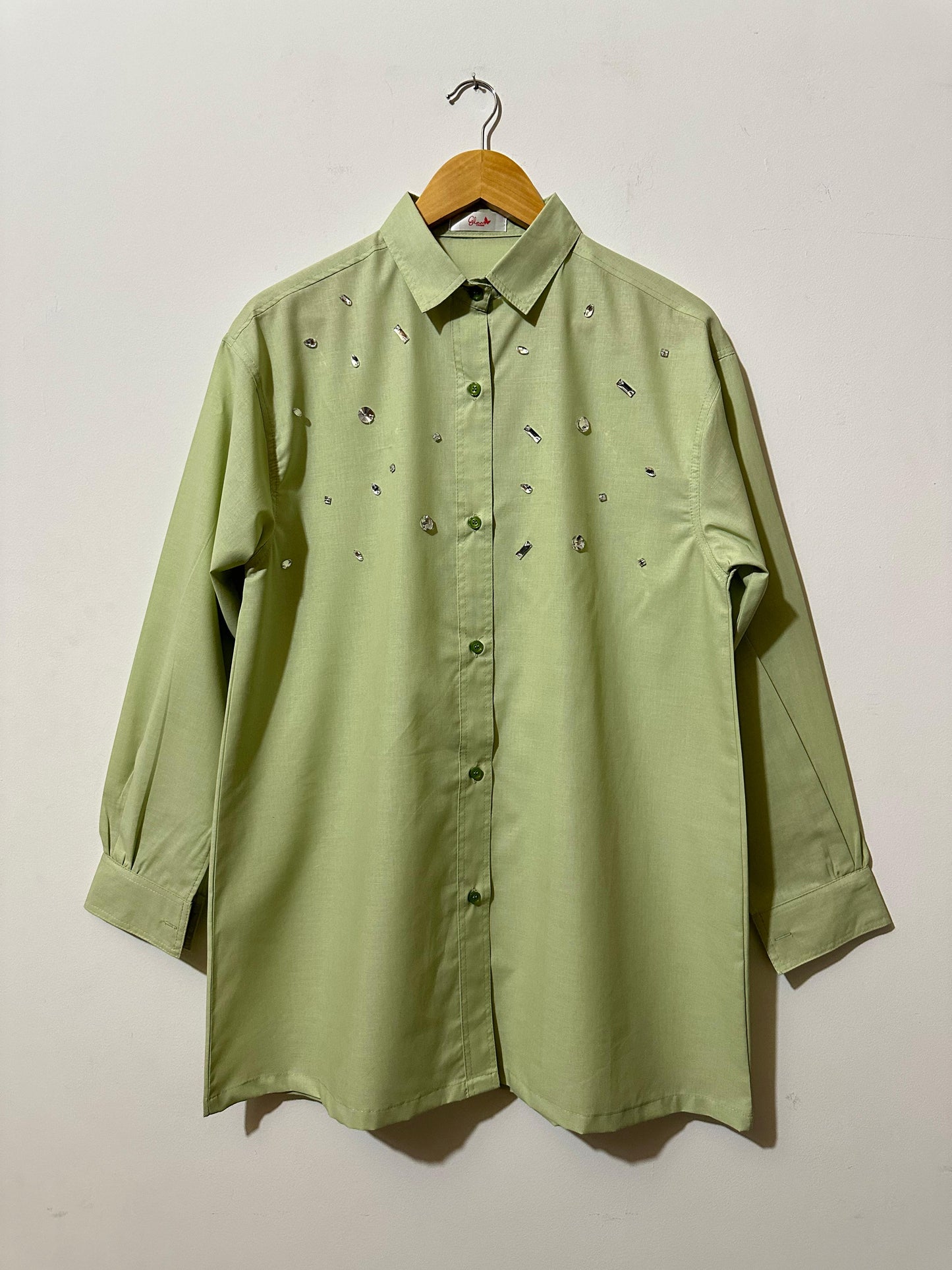 Sage Green Embellished Co-ord Set