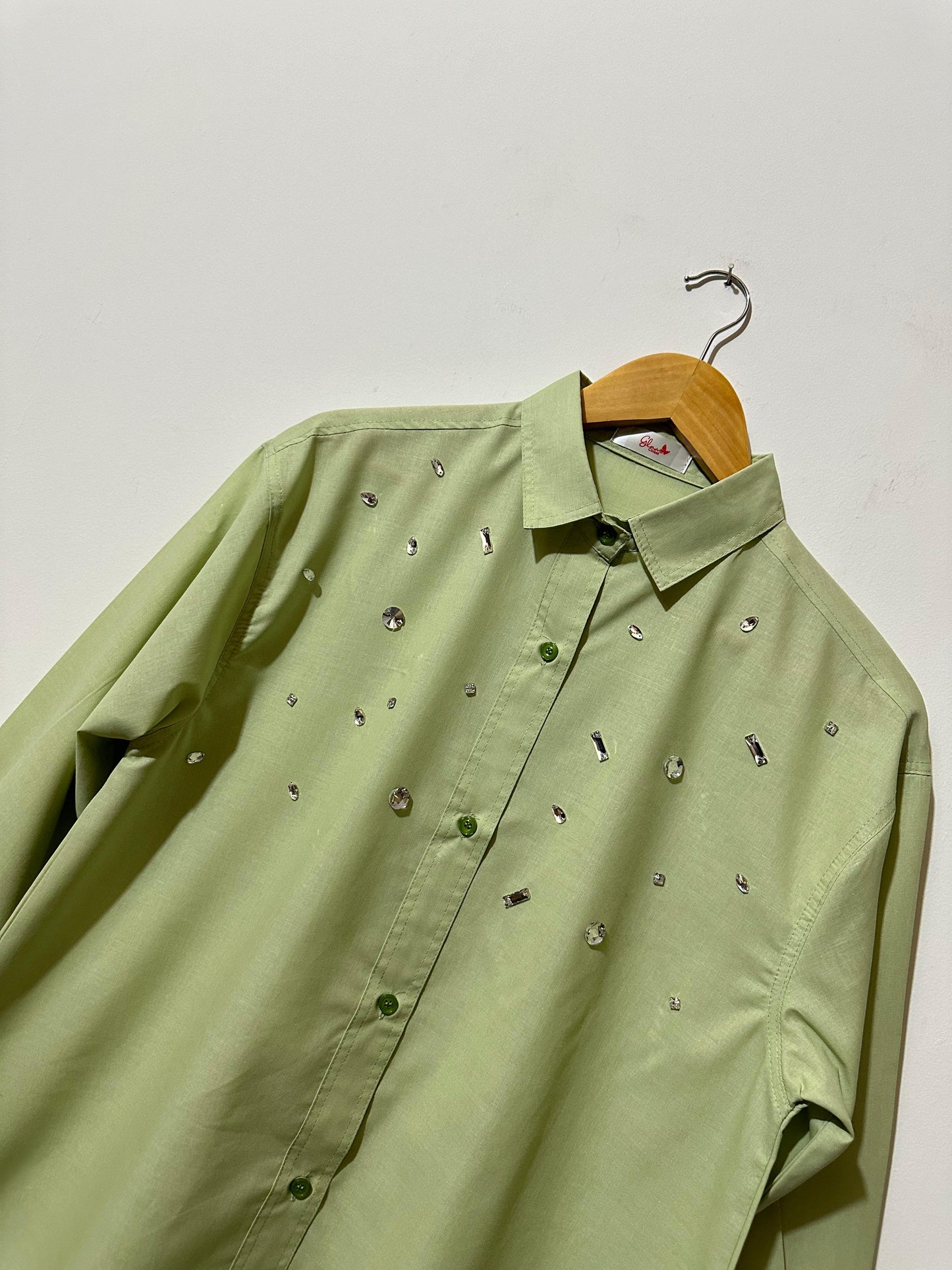 Sage Green Embellished Co-ord Set