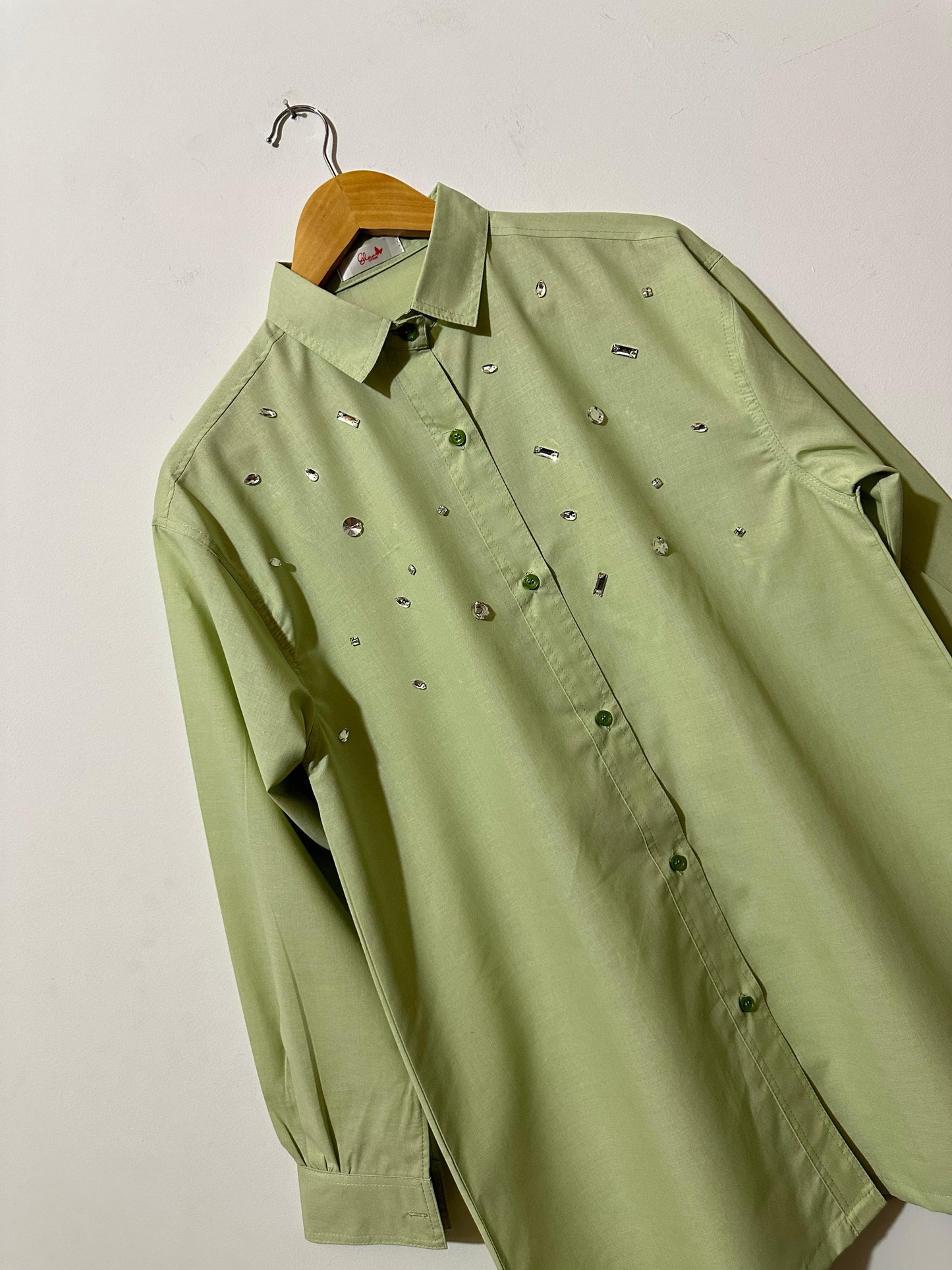 Sage Green Embellished Co-ord Set
