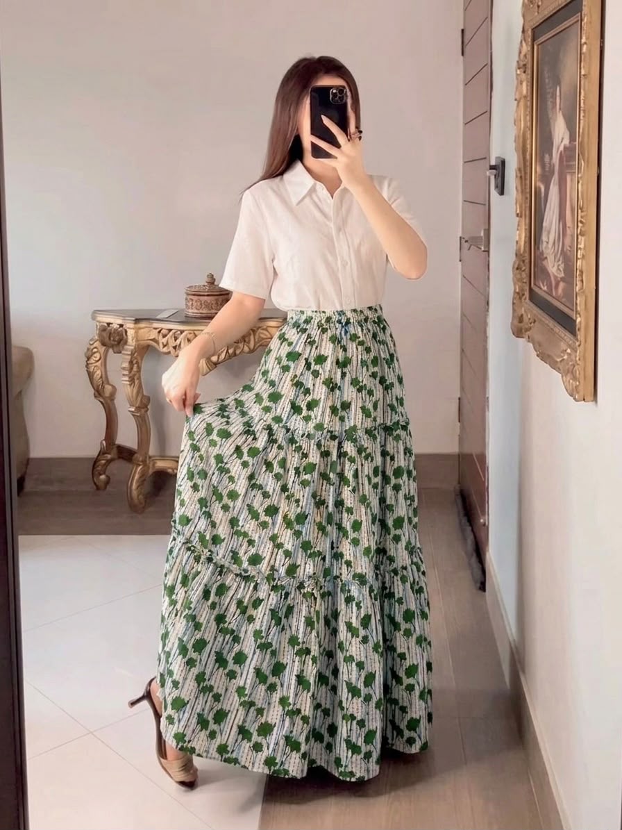 The Meadow Tiered Skirt Set