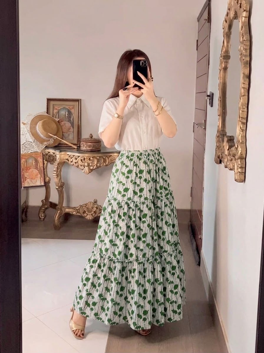 The Meadow Tiered Skirt Set