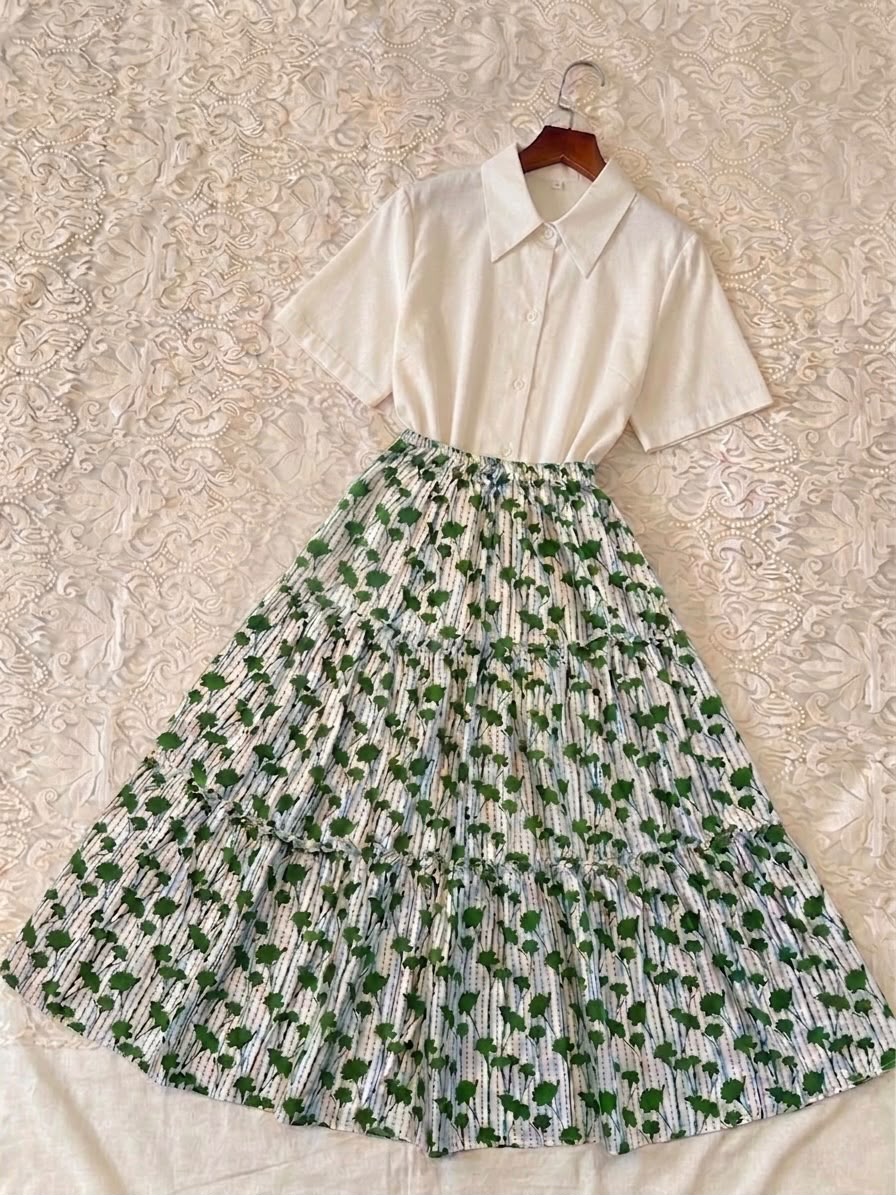 The Meadow Tiered Skirt Set