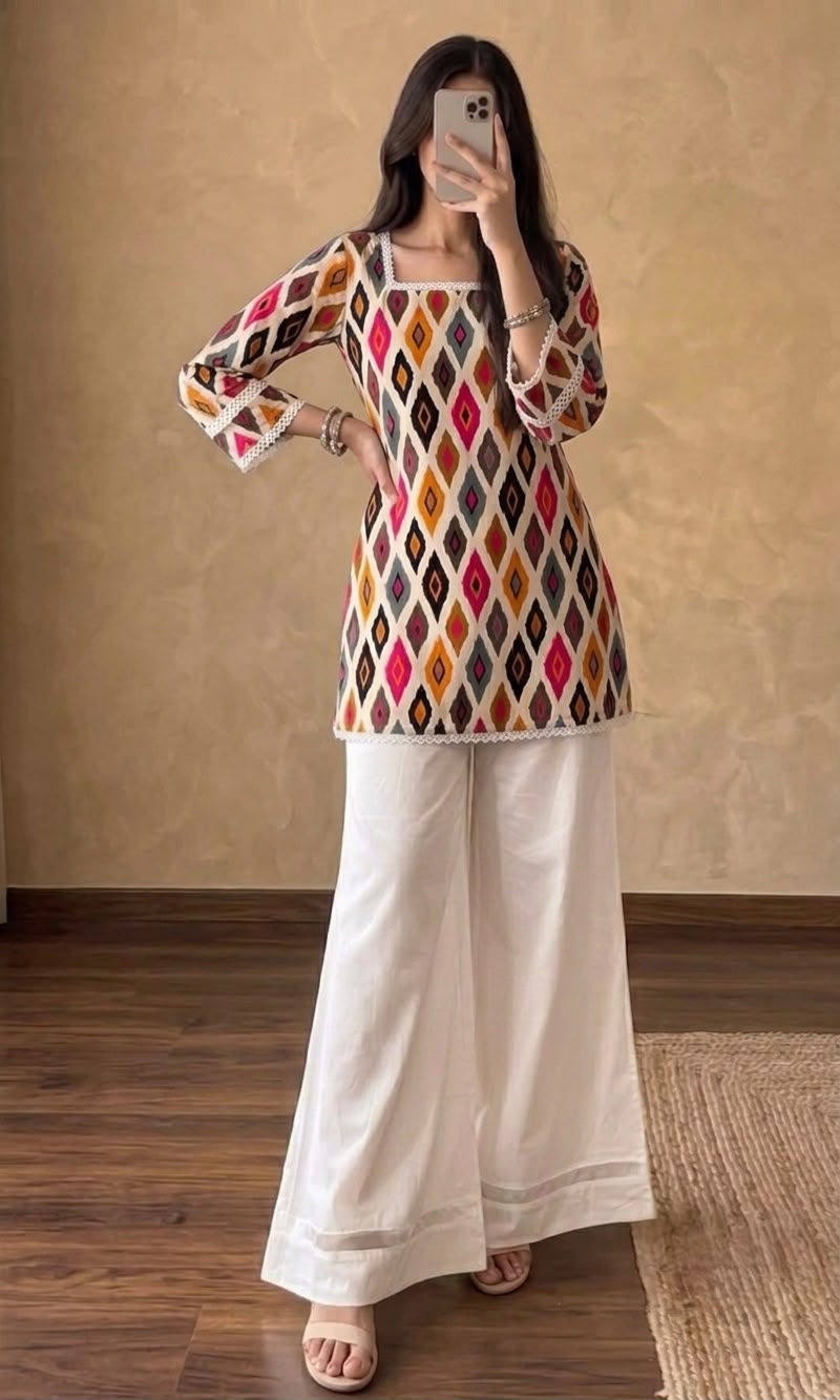 Vibrant Geo-print Co-ord Set