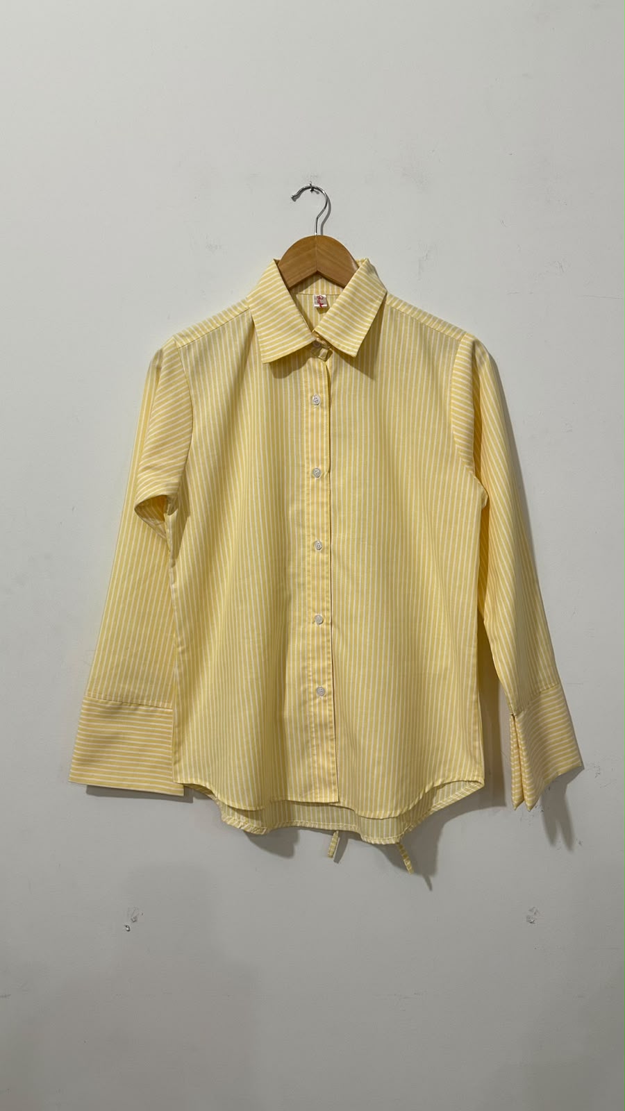 Butter Yellow Lining Corset Shirt