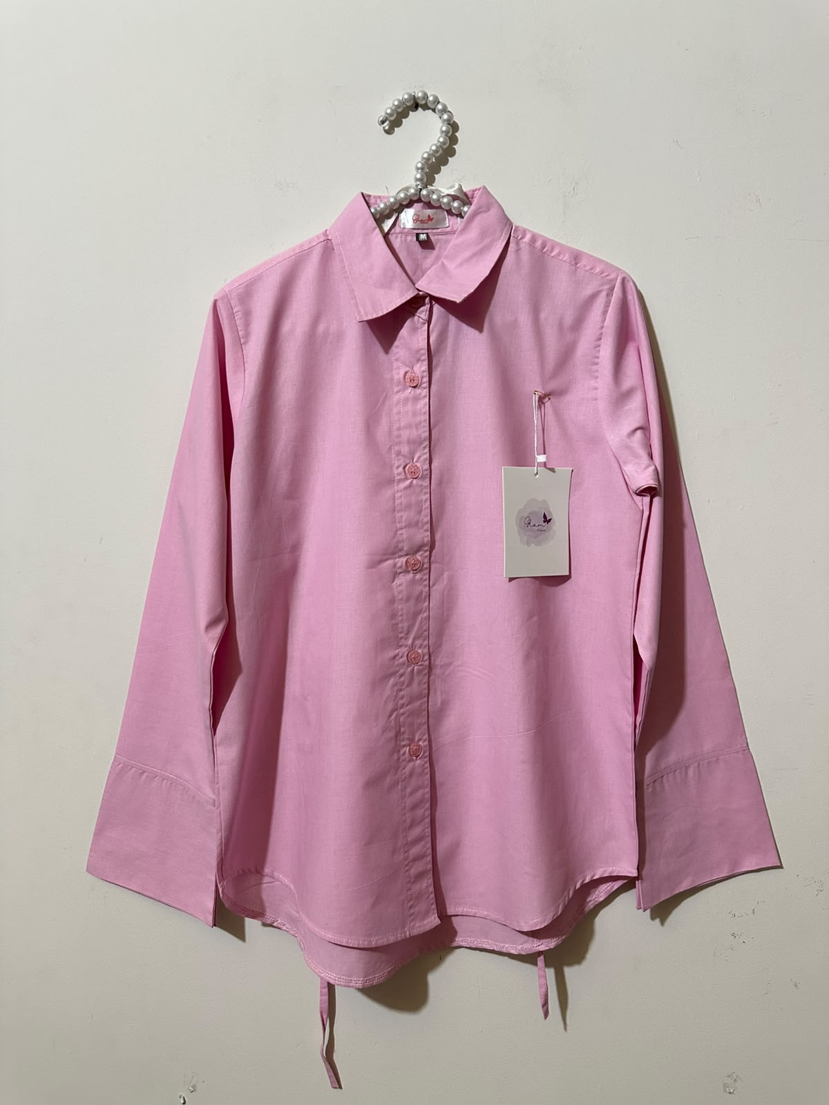 Baby Pink Corset Shirt