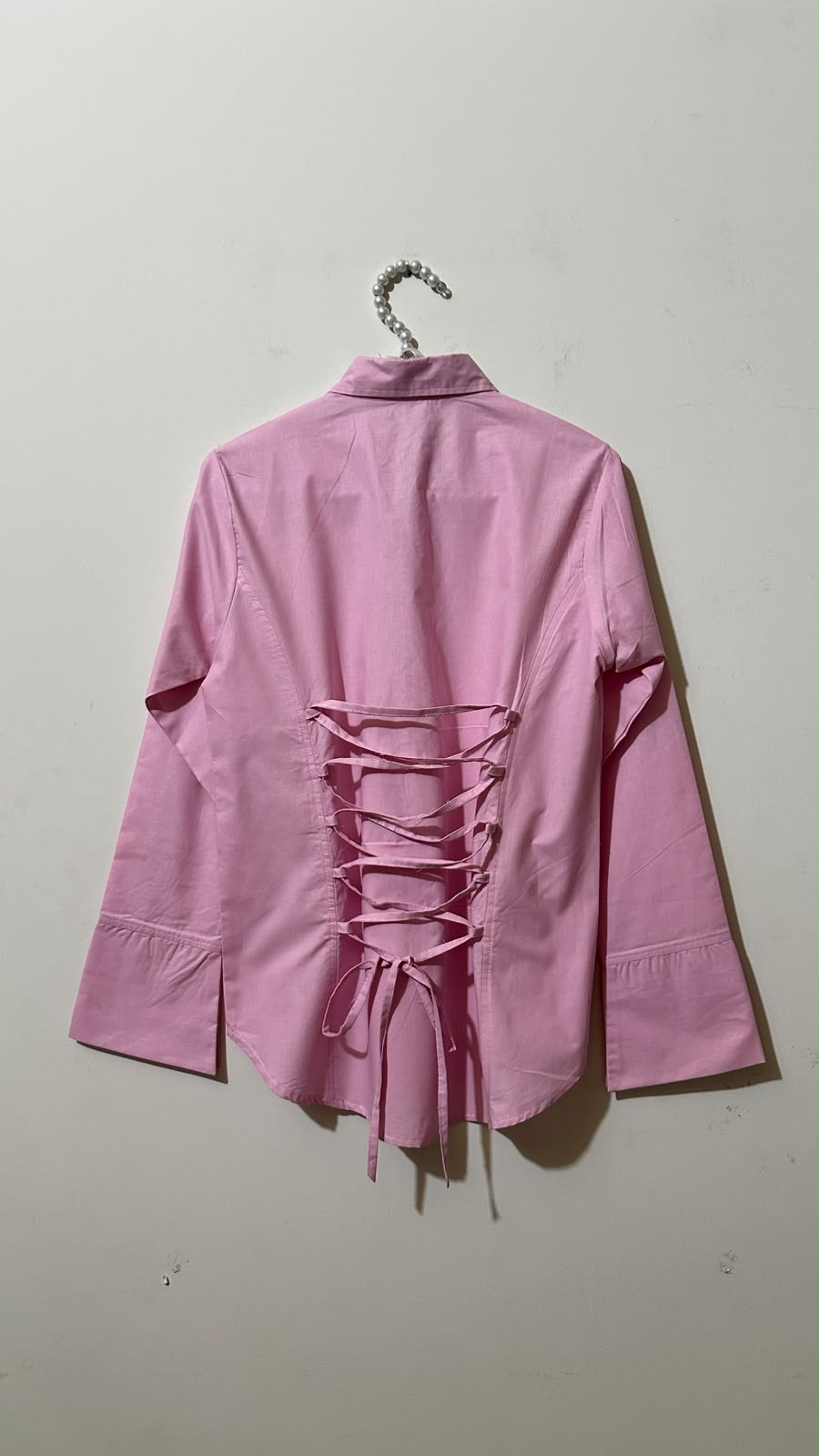 Baby Pink Corset Shirt