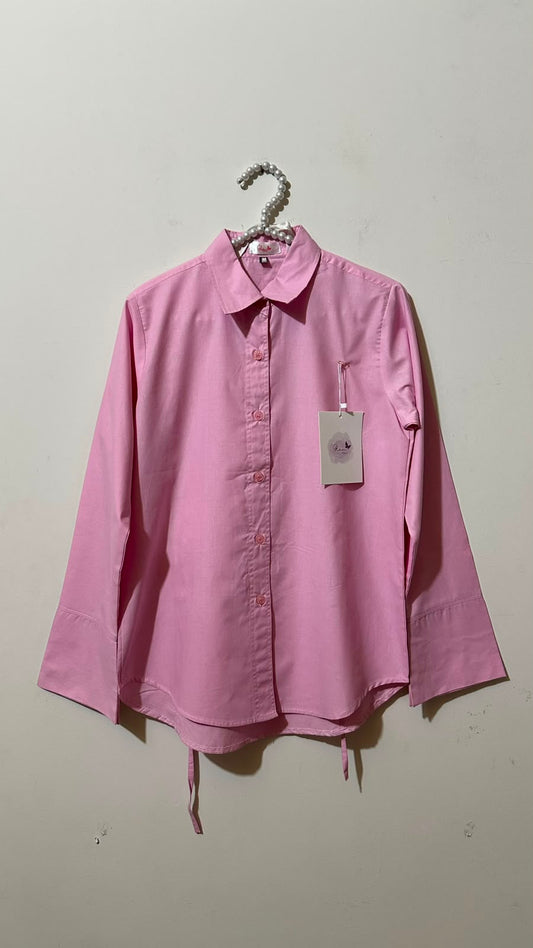 Baby Pink Corset Shirt