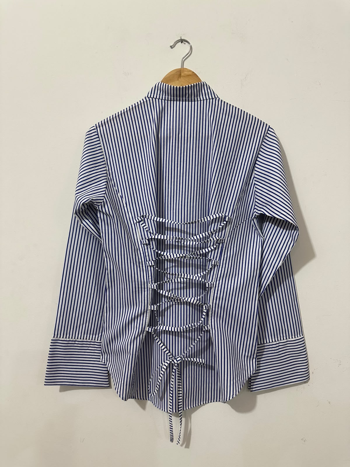 Blue Lining Corset Shirt