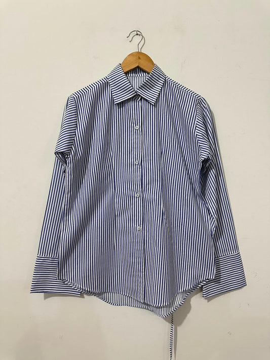 Blue Lining Corset Shirt