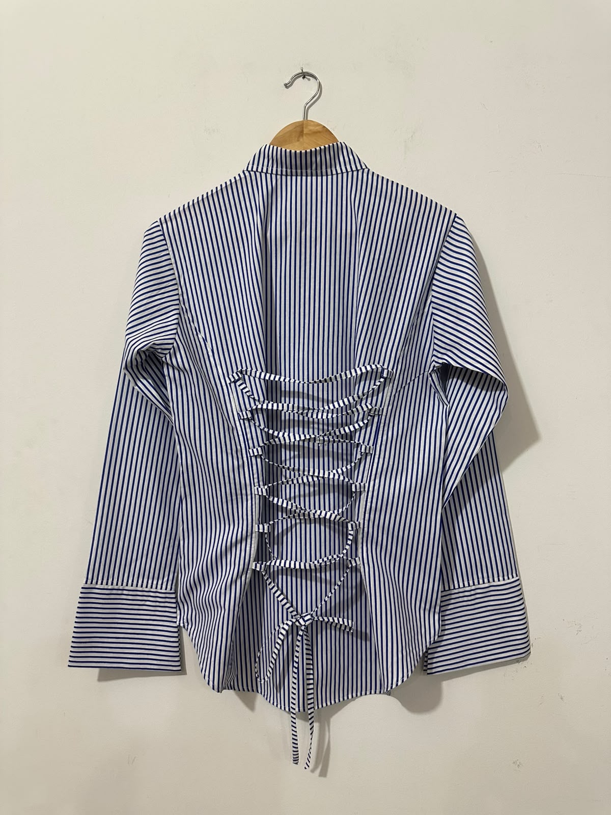 Blue Lining Corset Shirt