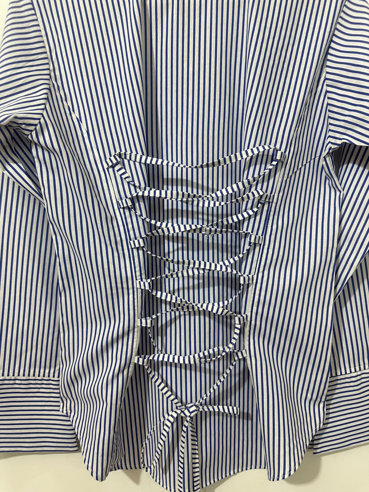 Blue Lining Corset Shirt