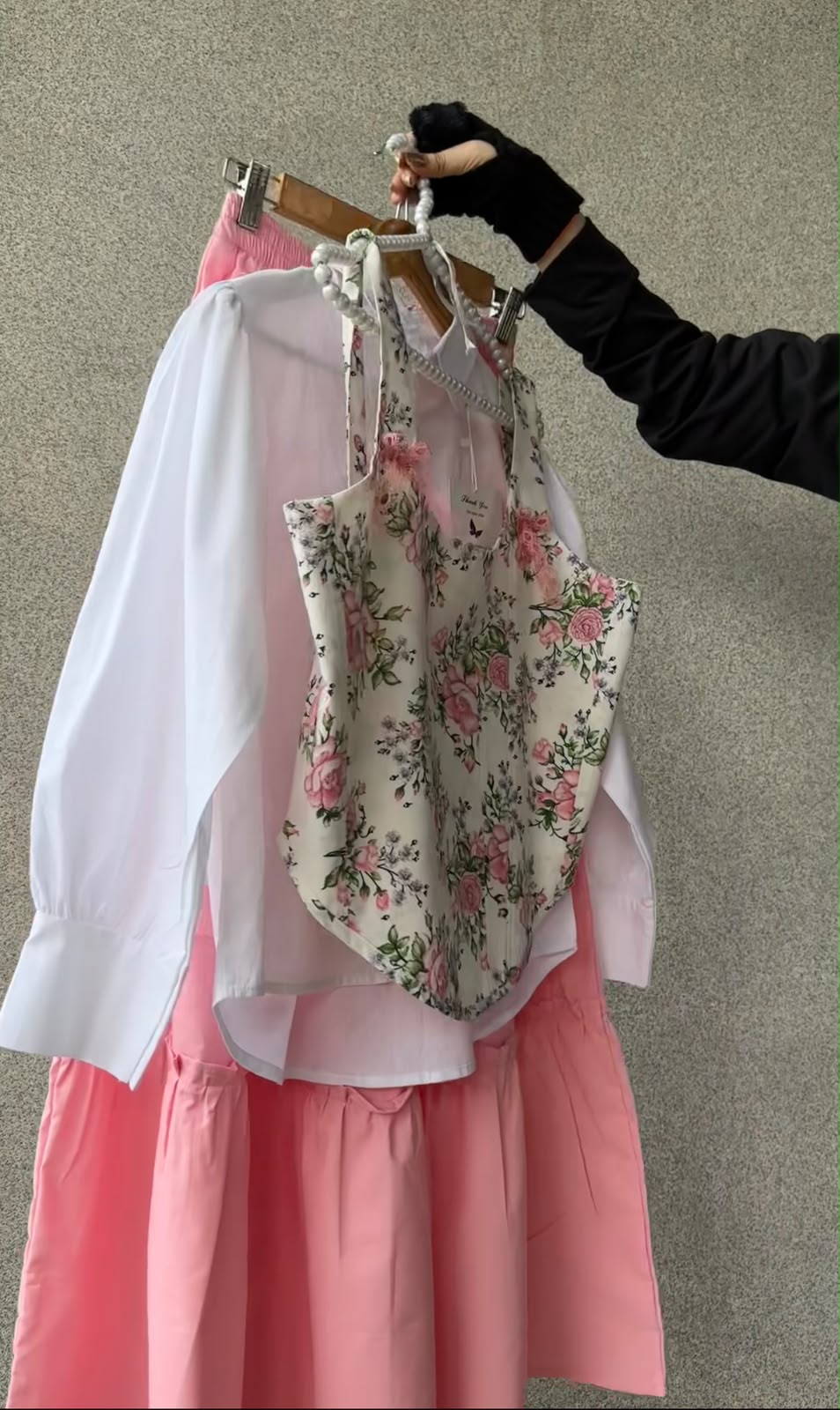 Rosalie Corset, Shirt and Skirt Set